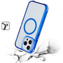For iPhone 15 Pro Max Case Magnetic Circle Shockproof Corner + 2 Tempered Glass