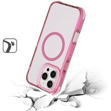 For iPhone 16 PRO MAX Case Magnetic Circle Shockproof Corner + Tempered Glass