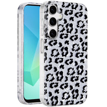 For Samsung A16 5G Case Glossy In Mold Design Print w/ Glitter + Tempered Glass