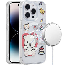For iPhone 14 PRO MAX 6.7 in. Case Dual Layer TPU No Fade Design Magnetic Circle