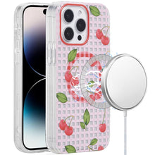 For iPhone 14 PRO MAX 6.7 in. Case Dual Layer TPU No Fade Design Magnetic Circle