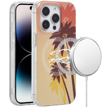 For iPhone 14 PRO MAX 6.7 in. Case Dual Layer TPU No Fade Design Magnetic Circle