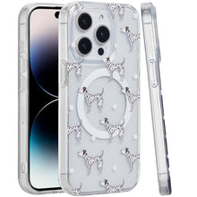 For iPhone 14 PRO MAX 6.7 in. Case Dual Layer TPU No Fade Design Magnetic Circle