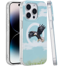 For iPhone 14 PRO MAX 6.7 in. Case Dual Layer TPU No Fade Design Magnetic Circle