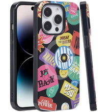 For iPhone 14 PRO MAX 6.7 in. Case Dual Layer TPU No Fade Design Magnetic Circle