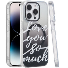 For iPhone 14 PRO MAX 6.7 in. Case Dual Layer TPU No Fade Design Magnetic Circle