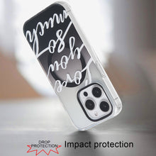 For iPhone 14 PRO MAX 6.7 in. Case Dual Layer TPU No Fade Design Magnetic Circle