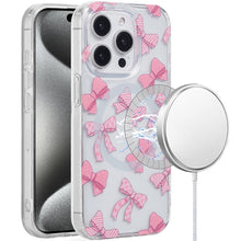 For iPhone 15 Pro Max Case Dual Layer TPU Magnetic Circle + 2 Tempered Glass