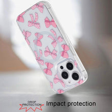 For iPhone 15 Pro Max Case Dual Layer TPU Magnetic Circle + 2 Tempered Glass