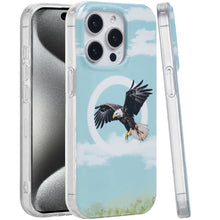 For iPhone 15 Pro Max Case Dual Layer TPU Magnetic Circle + 2 Tempered Glass