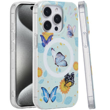 For iPhone 15 Pro Max Case Dual Layer TPU Magnetic Circle + 2 Tempered Glass
