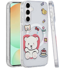 For Samsung Galaxy S24 FE Case Dual Layer TPU In Mold Design Magnetic Circle