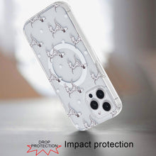 For iPhone 12 Pro Max Case Dual Layer TPU Design Magnetic Circle +Tempered Glass