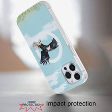 For iPhone 12 Pro Max Case Dual Layer TPU Design Magnetic Circle +Tempered Glass