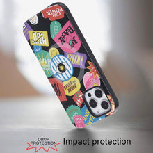 For iPhone 12 Pro Max Case Dual Layer TPU Design Magnetic Circle +Tempered Glass