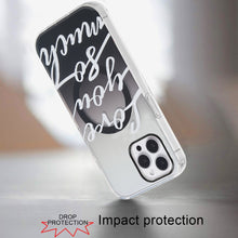 For iPhone 12 Pro Max Case Dual Layer TPU Design Magnetic Circle +Tempered Glass