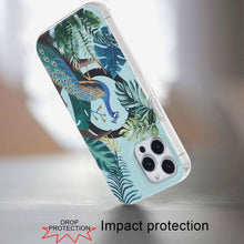 For iPhone 12 Pro Max Case Dual Layer TPU Design Magnetic Circle +Tempered Glass