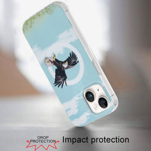 For iPhone 15 Case Dual Layer TPU Design Magnetic Circle + 2 Tempered Glass