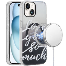 For iPhone 15 Case Dual Layer TPU Design Magnetic Circle + 2 Tempered Glass