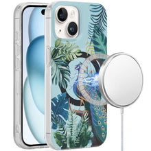 For iPhone 15 Case Dual Layer TPU Design Magnetic Circle + 2 Tempered Glass
