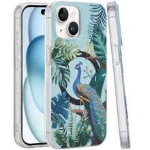 For iPhone 15 Case Dual Layer TPU Design Magnetic Circle + 2 Tempered Glass
