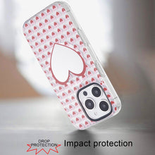 For iPhone 16 6.1inch Case Dual Layer TPU Design Magnetic Circle +Tempered Glass
