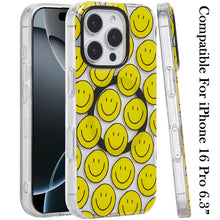 For iPhone 16 6.1inch Case Dual Layer TPU Design Magnetic Circle +Tempered Glass