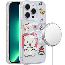 For iPhone 13 Pro Max 6.7 inch Case Dual Layer TPU Design Magnetic Circle Cover