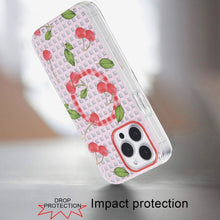 For iPhone 13 Pro Max 6.7 inch Case Dual Layer TPU Design Magnetic Circle Cover