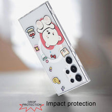 For Samsung S23 Ultra Case Dual Layer TPU In Mold Design Magnetic Circle Cover