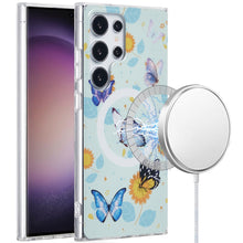 For Samsung S23 Ultra Case Dual Layer TPU In Mold Design Magnetic Circle Cover