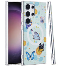 For Samsung S23 Ultra Case Dual Layer TPU In Mold Design Magnetic Circle Cover