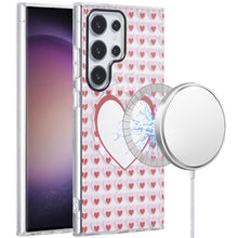 For Samsung S23 Ultra Case Dual Layer TPU In Mold Design Magnetic Circle Cover