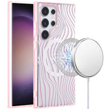 For Samsung S23 Ultra Case Dual Layer TPU In Mold Design Magnetic Circle Cover