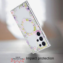 For Samsung S23 Ultra Case Dual Layer TPU In Mold Design Magnetic Circle Cover