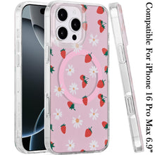 For iPhone 16 PRO MAX Case In Mold Design Dual Layered Cover + Tempered Glass