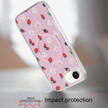 For iPhone 16e Case In Mold Design Dual Layer Magnetic Circle + Tempered Glass
