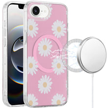 For iPhone 16e Case In Mold Design Dual Layer Magnetic Circle + Tempered Glass