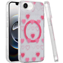 For iPhone 16e Case In Mold Design Dual Layer Magnetic Circle + Tempered Glass