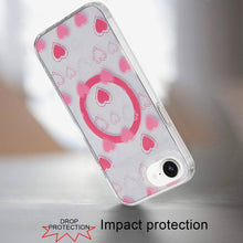 For iPhone 16e Case In Mold Design Dual Layer Magnetic Circle + Tempered Glass
