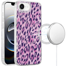 For iPhone 16e Case In Mold Design Dual Layer Magnetic Circle + Tempered Glass