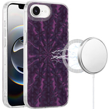 For iPhone 16e Case In Mold Design Dual Layer Magnetic Circle + Tempered Glass