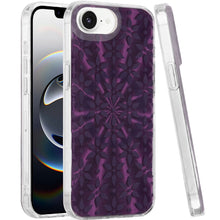 For iPhone 16e Case In Mold Design Dual Layer Magnetic Circle + Tempered Glass