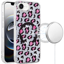 For iPhone 16e Case In Mold Design Dual Layer Magnetic Circle + Tempered Glass