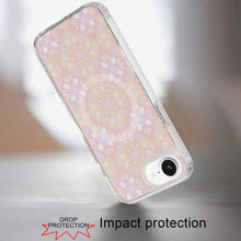 For iPhone 16e Case In Mold Design Dual Layer Magnetic Circle + Tempered Glass