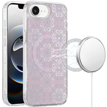 For iPhone 16e Case In Mold Design Dual Layer Magnetic Circle + Tempered Glass