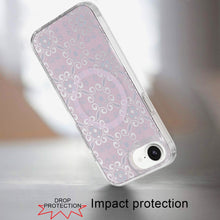 For iPhone 16e Case In Mold Design Dual Layer Magnetic Circle + Tempered Glass