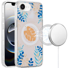 For iPhone 16e Case In Mold Design Dual Layer Magnetic Circle + Tempered Glass
