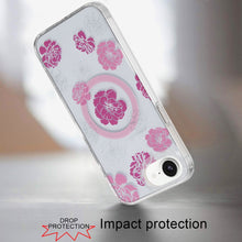For iPhone 16e Case In Mold Design Dual Layer Magnetic Circle + Tempered Glass