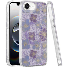 For iPhone 16e Case In Mold Design Dual Layer Magnetic Circle + Tempered Glass